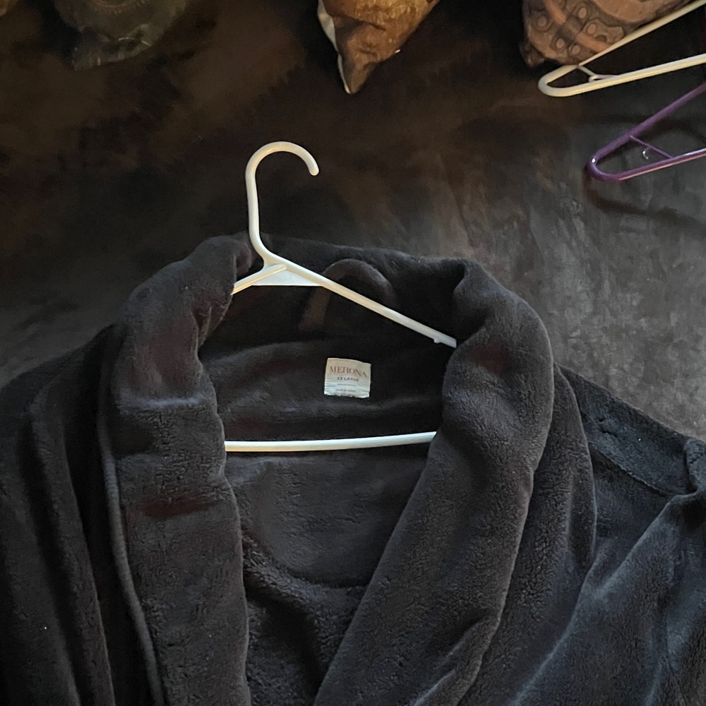 Merona Black Plush Garment